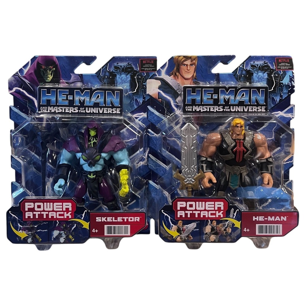 He-Man and The Masters of the Universe‎ Power Attack He-Man & Skeletor NIB